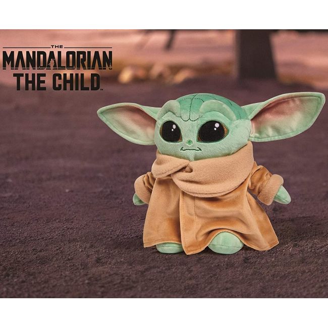 Jucarie din plus Baby Yoda, The Mandalorian, Star Wars, 22 cm
