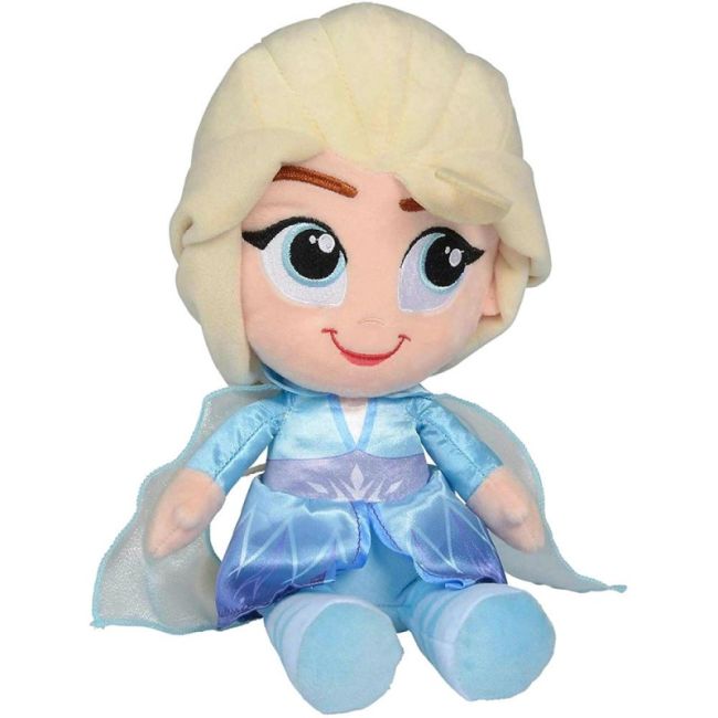 Jucarie din plus si material textil Elsa 30 cm, Frozen