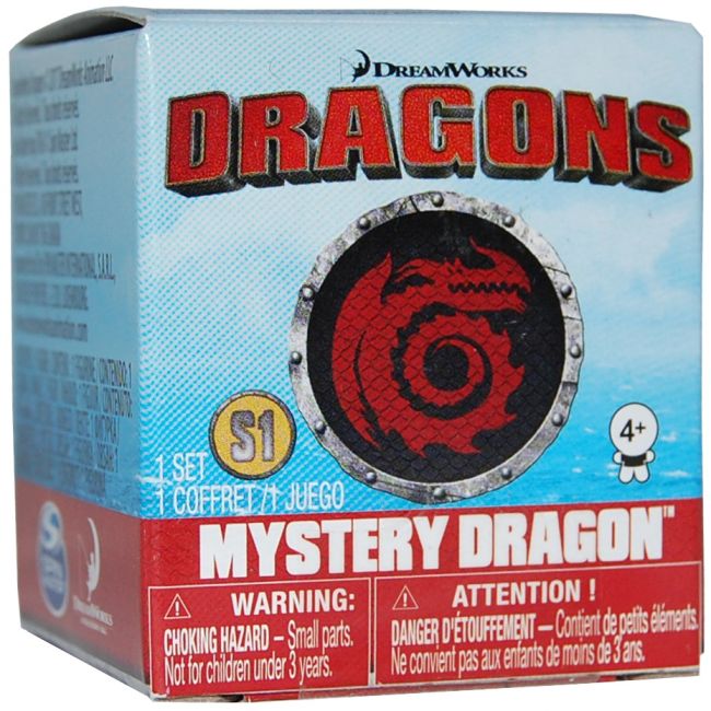 Set 3 mini-figurine surpriza Dragons, 3 cm