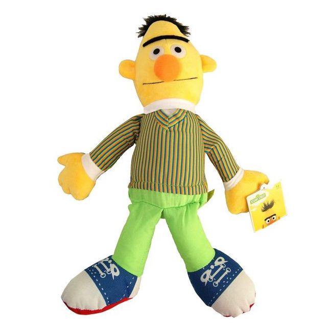 Jucarie din plus si material textil Bert, Sesame Street, 40 cm