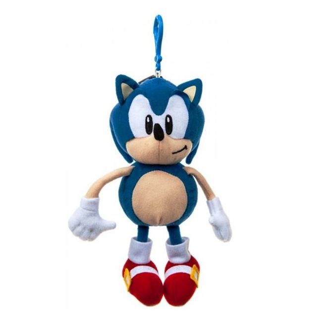 Jucarie din plus Sonic Hedgehog, breloc, 19 cm
