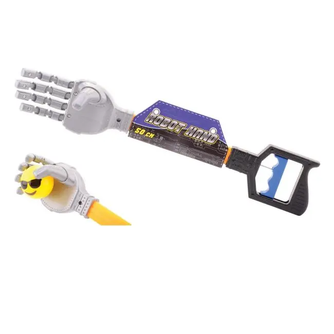 Jucarie mana robotizata din plastic cu maner negru, 50 cm