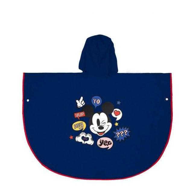 Pelerina de ploaie tip poncho, Michey Mouse, Bleumarin, 3 - 4 ani