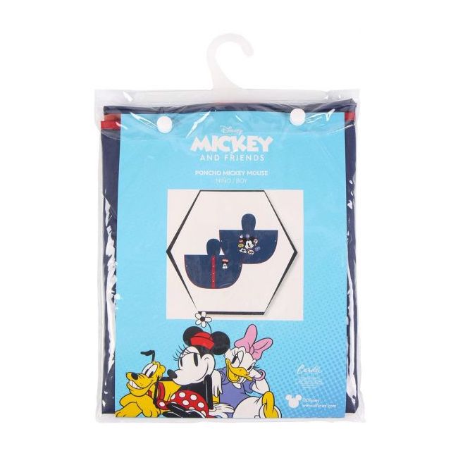 Pelerina de ploaie tip poncho, Michey Mouse, Bleumarin, 3 - 4 ani