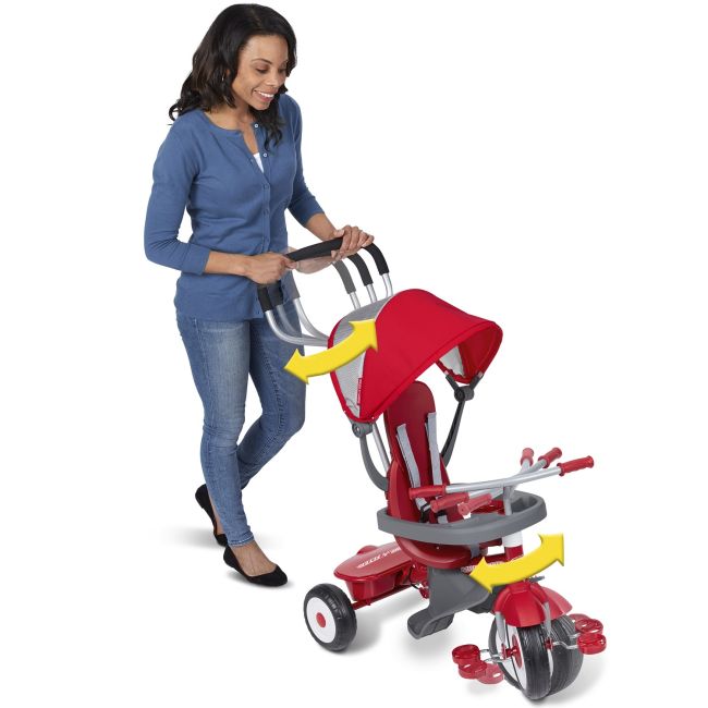 Tricicleta multifunctionala Radio Flyer 4-in-1, 9 luni - 5 ani