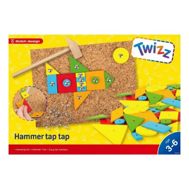 Set creativ cu forme din lemn