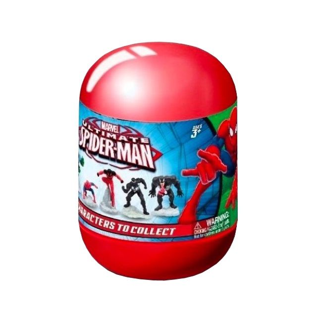 Set 2 mini- figurine surpriza in capsula de plastic, Spiderman