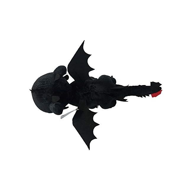 Jucarie din plus Toothless negru, Dragons, 40 cm
