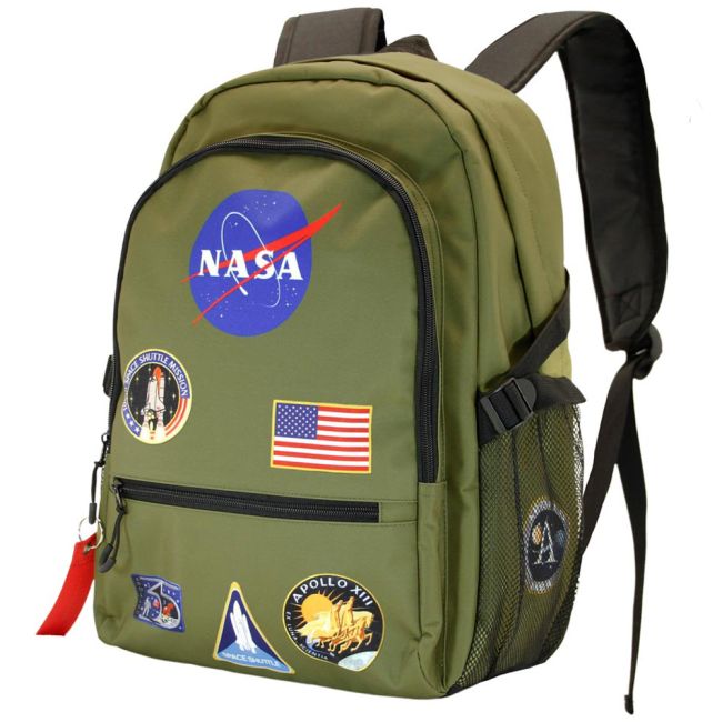 Rucsac NASA Fan Fight Khaki, 31x44x18 cm