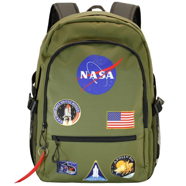Rucsac NASA Fan Fight Khaki, 31x44x18 cm