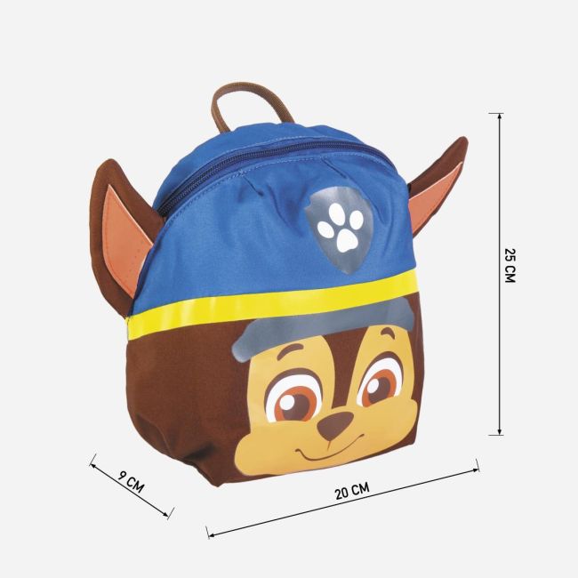 Rucsac Paw Patrol cu urechi, 9x20x25 cm