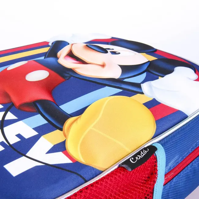 Rucsac Mickey Mouse 3D cu luminite, 25x31x10 cm