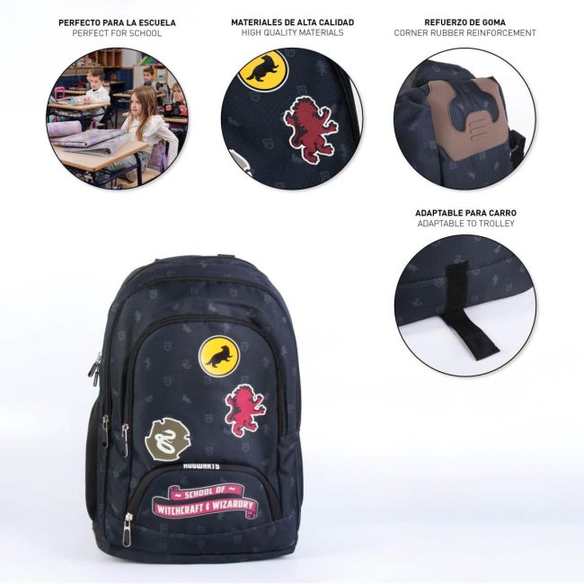 Rucsac Harry Potter Hogwarts Navy, 30x18x46 cm