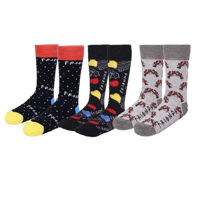 Set 3 perechi sosete Friends 35/41