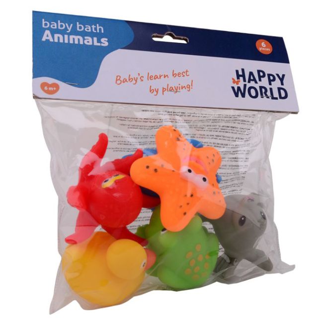 Set 6 jucarii (animale) pentru baie