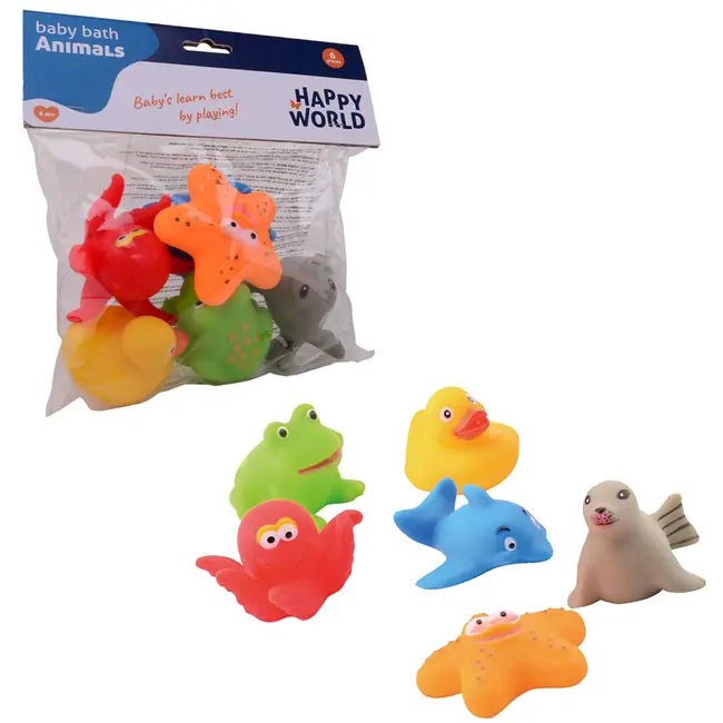 Set 6 jucarii (animale) pentru baie