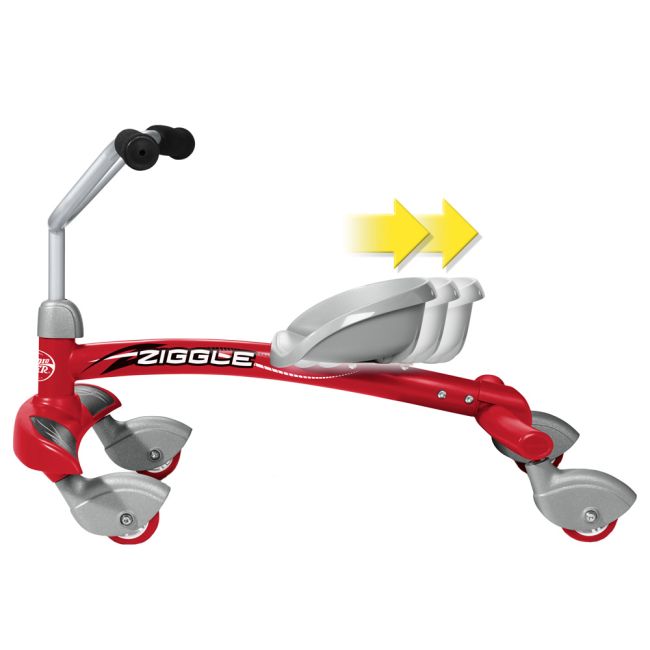 Cvadriciclu fara pedale Radio Flyer Ziggle, 3- 8 ani