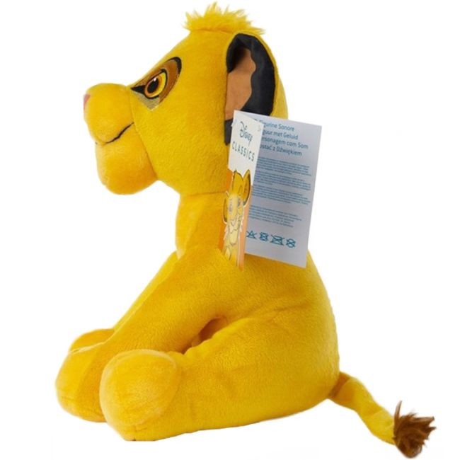 Jucarie din plus cu sunete Simba, Lion King, 26 cm