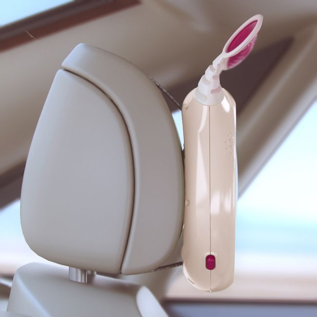 Oglinda muzicala auto pentru supraveghere copil Benbat Oly Beige