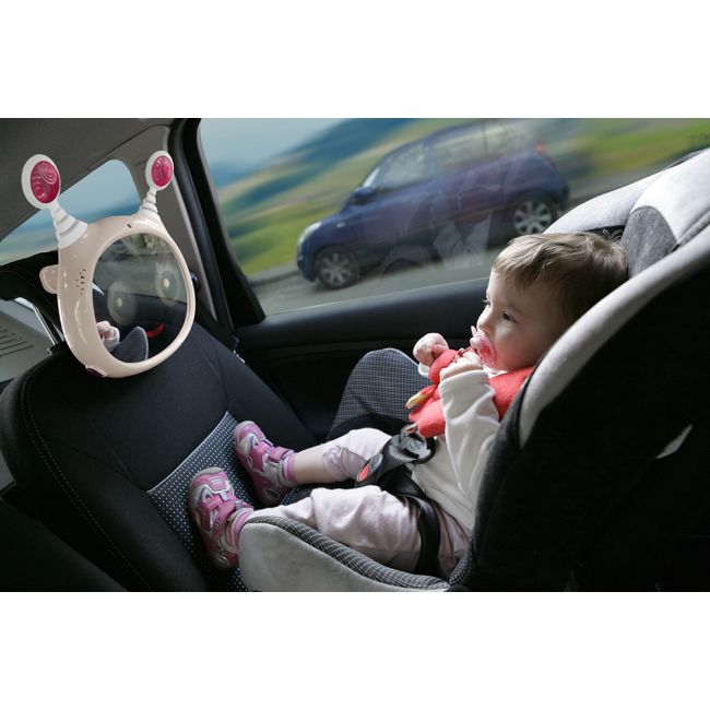Oglinda muzicala auto pentru supraveghere copil Benbat Oly Beige