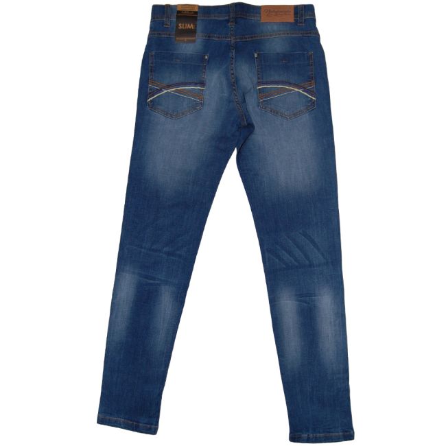 Blugi albastri slim (538), 12 ani / 152 cm