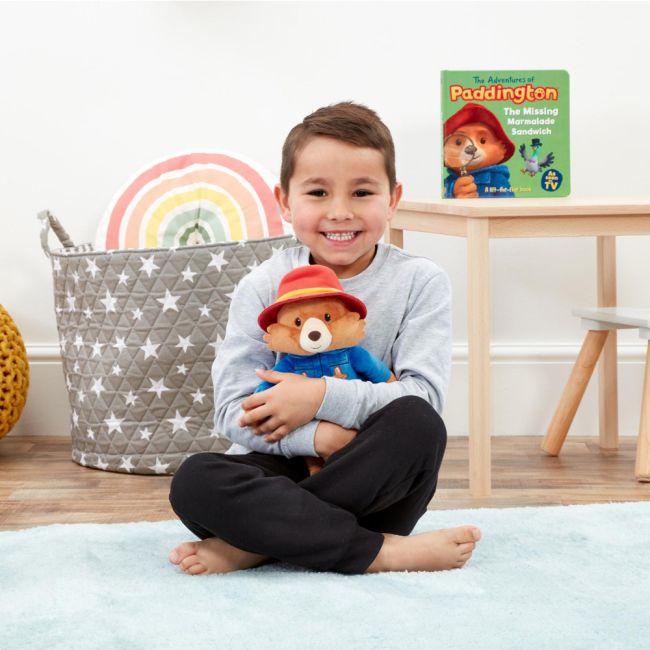 Jucarie din plus cu sunete ursuletul Paddington, 27 cm