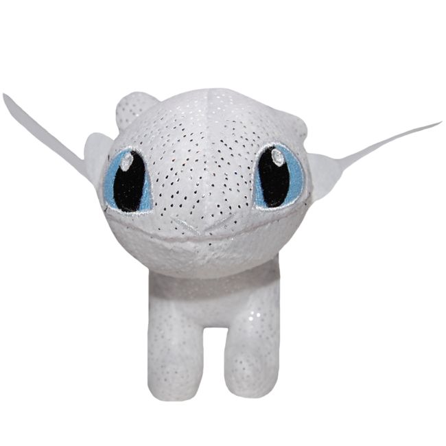 Jucarie din plus Light Fury Sparkle, Dragons, 28 cm