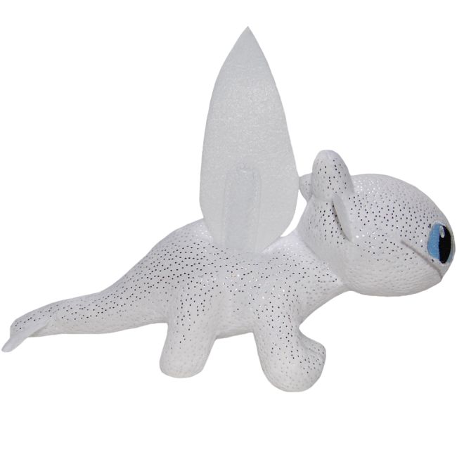 Jucarie din plus Light Fury Sparkle, Dragons, 28 cm