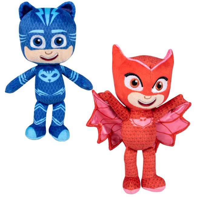 Set 2 jucarii din plus Catboy & Owlette 32 cm, PJ Masks