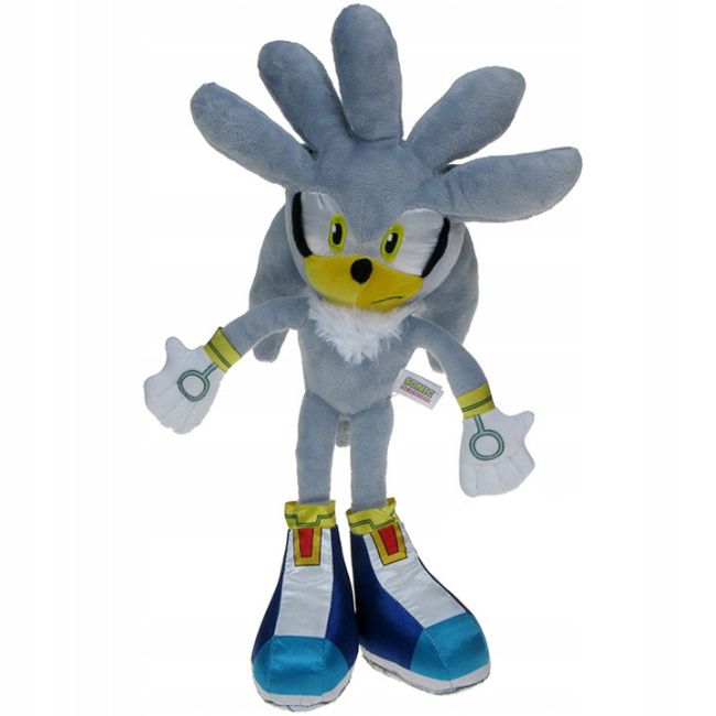 Jucarie din plus Silver, Sonic Hedgehog, 35 cm