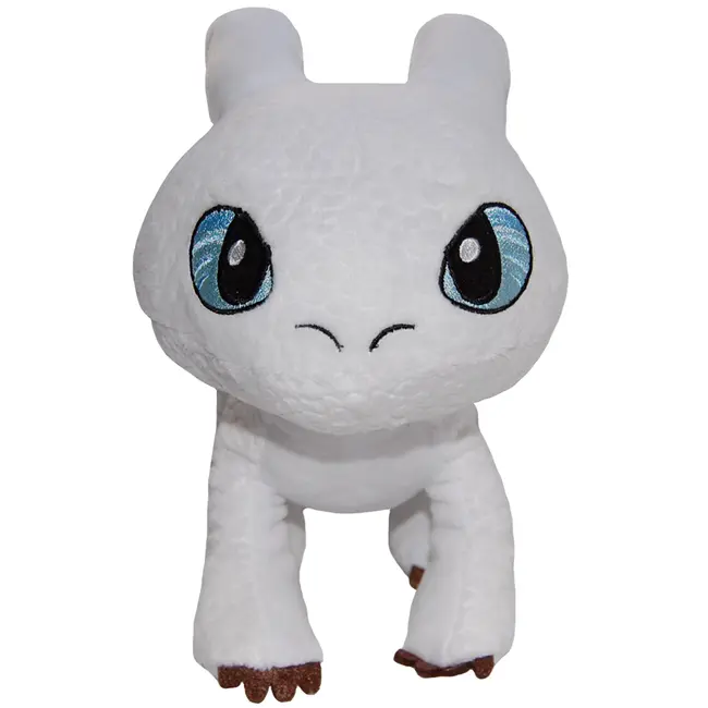 Jucarie din plus Light Fury soft, Dragons, 30 cm