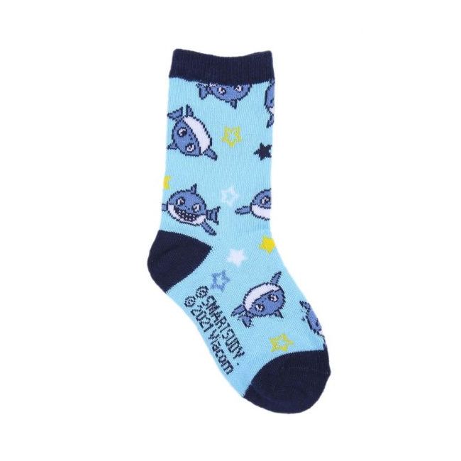 Set 5 perechi sosete Baby Shark, marimea 17/18