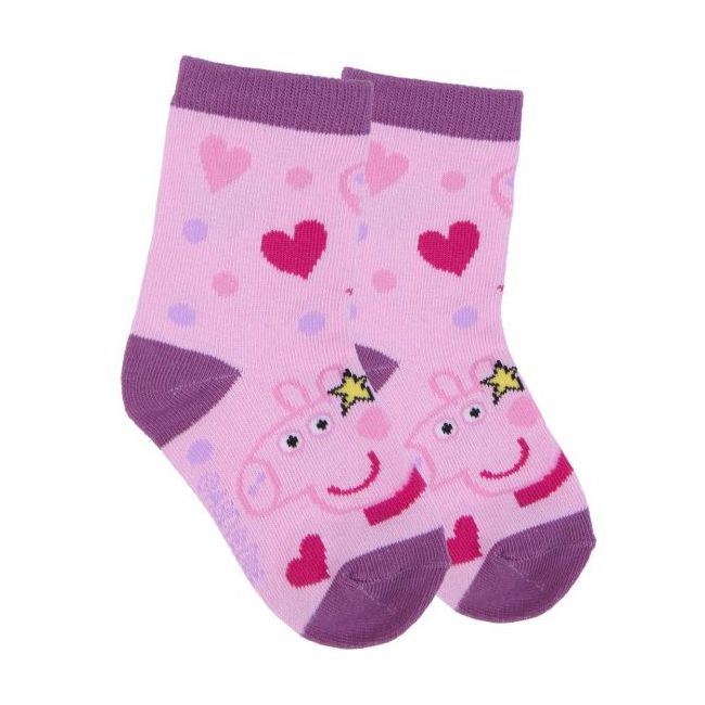 Set 5 perechi sosete Peppa Pig, marimea 19/20
