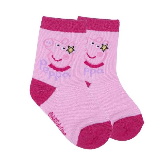 Set 5 perechi sosete Peppa Pig, marimea 19/20