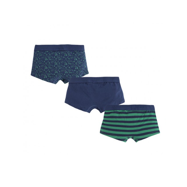 Set 3 boxeri bleumarin / verde(10578), 10 ani / 140 cm