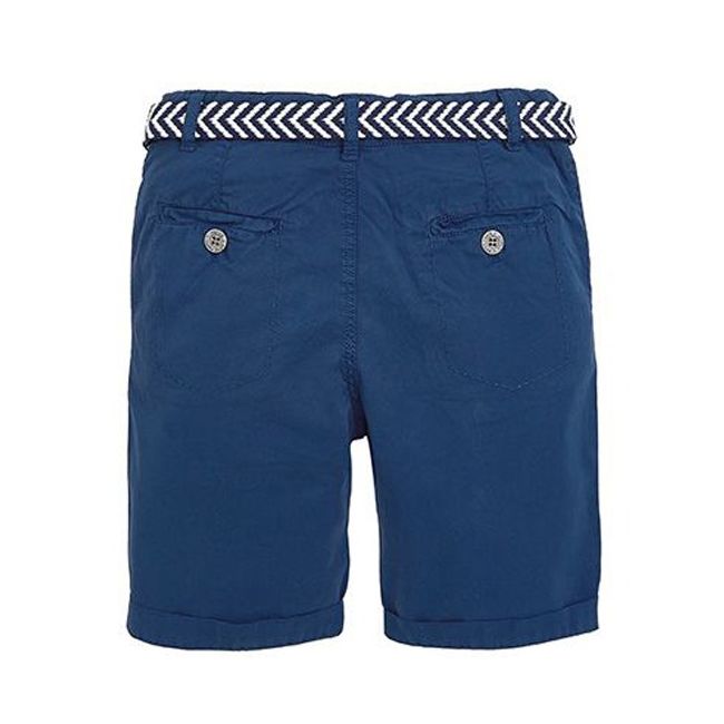 Pantaloni scurti bleumarin cu curea (6261), 10 ani / 140 cm