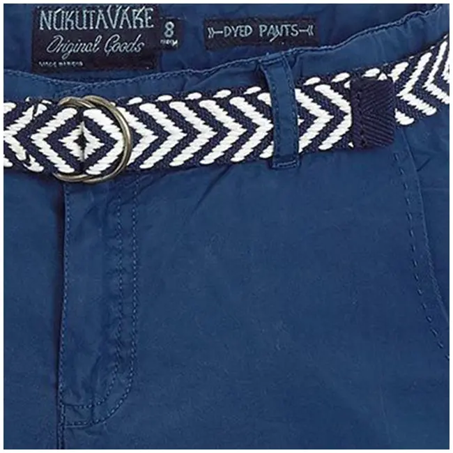 Pantaloni scurti bleumarin cu curea (6261), 10 ani / 140 cm