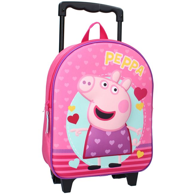 Troler 3D Peppa Pig Strong Together, 31x25x12 cm
