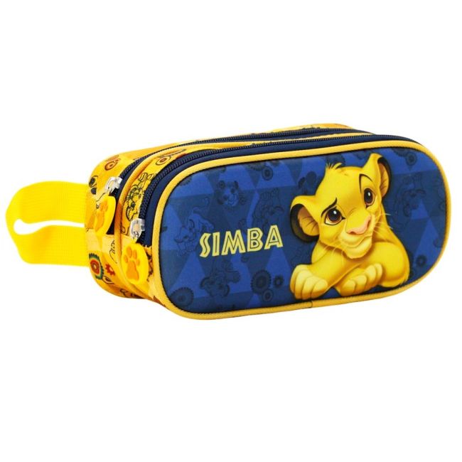 Penar 3D Lion King Simba Rest cu 2 compartimente, 22x9.5x8 cm