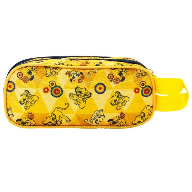 Penar 3D Lion King Simba Rest cu 2 compartimente, 22x9.5x8 cm