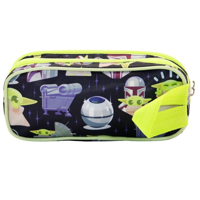 Penar 3D Star Wars Mandalorian cu 2 compartimente, 22x9.5x8 cm