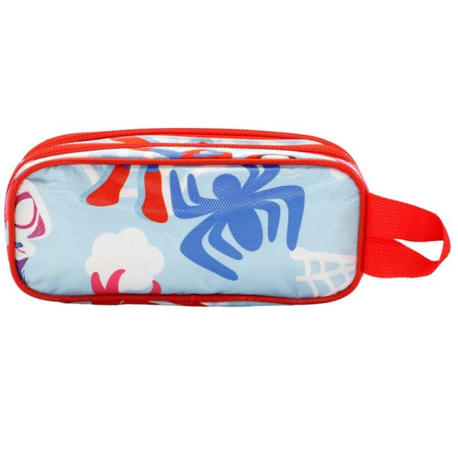 Penar 3D Spiderman Traffic cu 2 compartimente, 22x9.5x8 cm