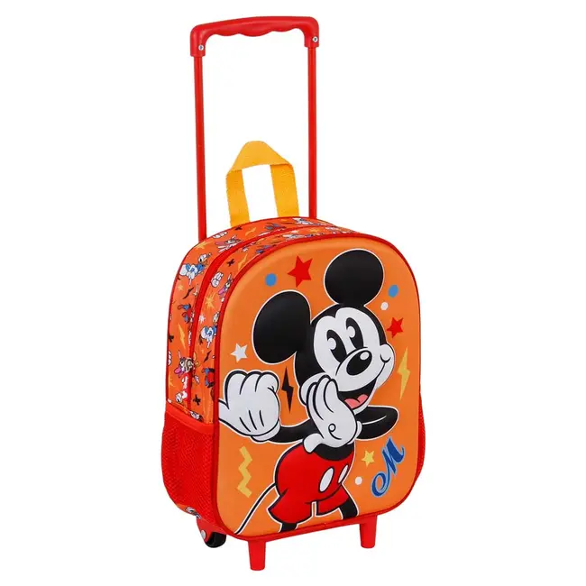 Troler Mickey Mouse Whisper 3D, 26x34x13 cm