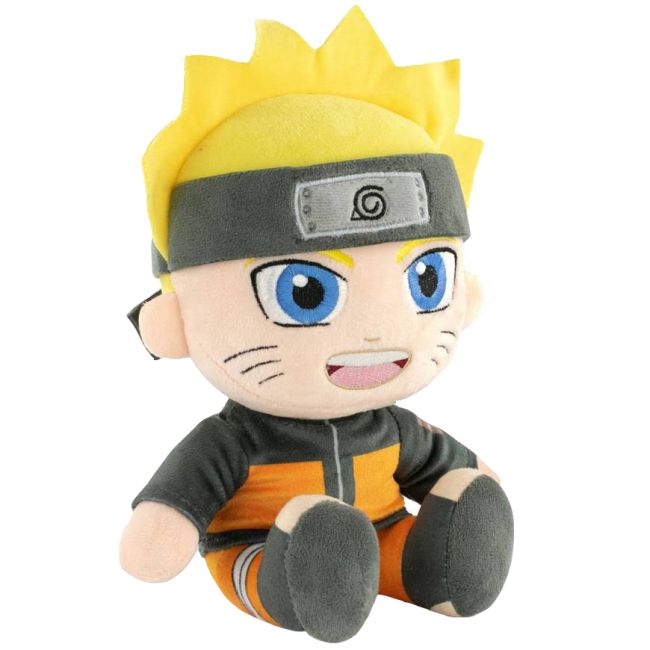 Jucarie din plus Naruto Uzumaki (asezat), Naruto, 23 cm