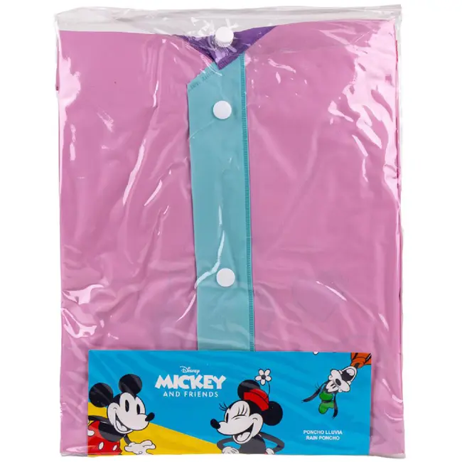 Pelerina de ploaie tip poncho, Minnie Mouse, Roz, 3 - 4 ani