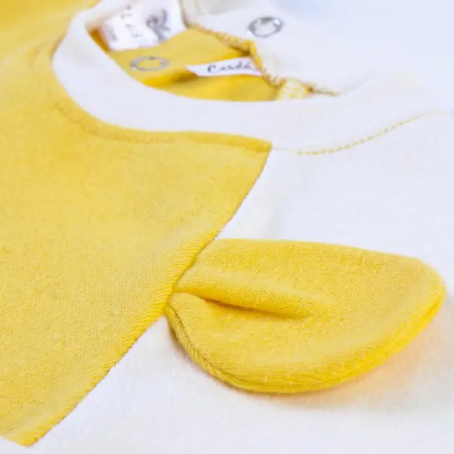 Salopeta (pijama) Winnie the Pooh cu maneca lunga si capse, 18 luni / 86 cm