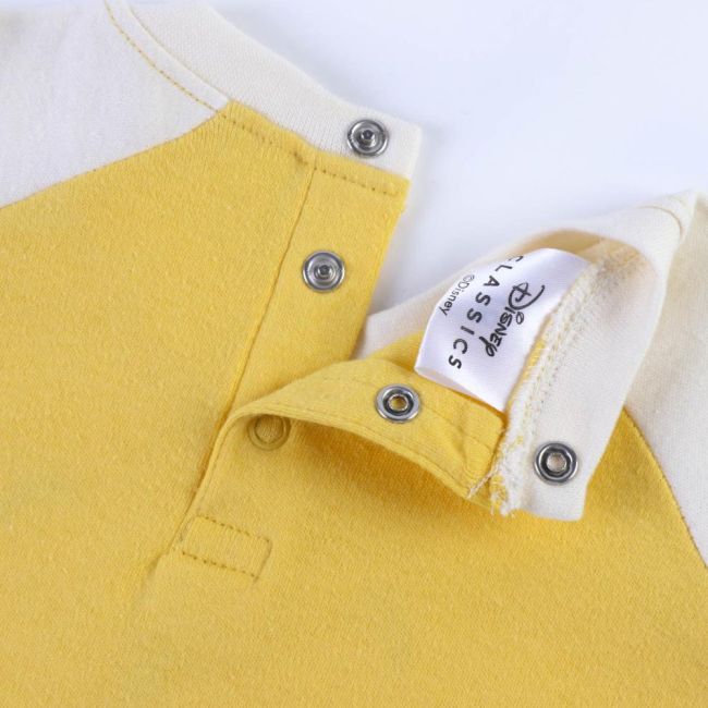 Salopeta (pijama) Winnie the Pooh cu maneca lunga si capse, 18 luni / 86 cm