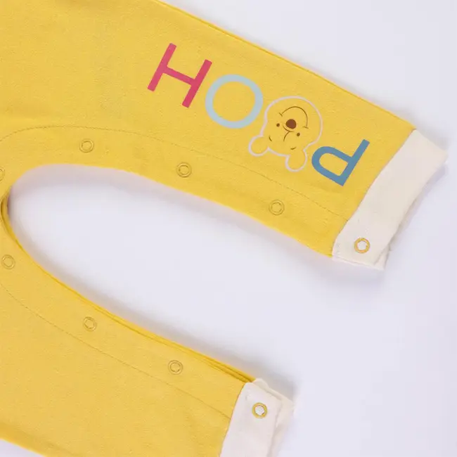 Salopeta (pijama) Winnie the Pooh cu maneca lunga si capse, 24 luni / 92 cm