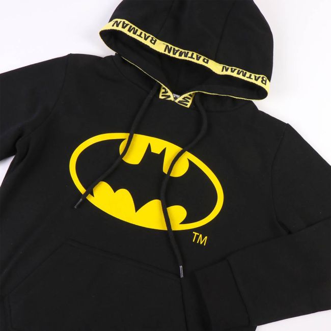 Hanorac cu gluga si buzunar frontal Batman, 12 ani / 152 cm