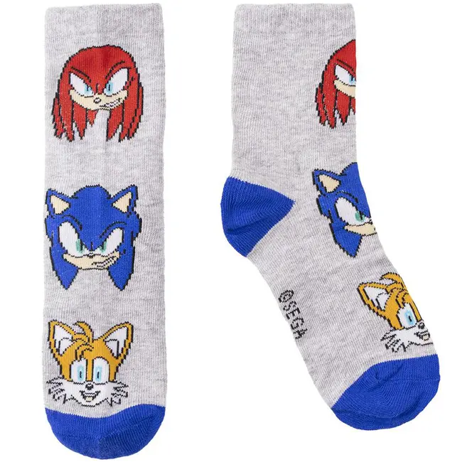 Set 5 perechi sosete Sonic, 35-38